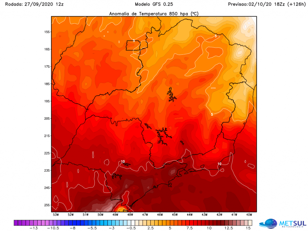 Brasil viverá “onda extraordinária” de calor esta semana