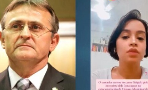 Vereador Luiz Lobão e jornalista Sávia Barreto