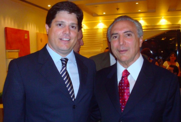 Baleia Rossi e Michel Temer