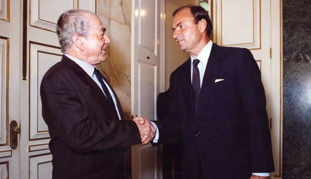 Brizola e Cesar Maia