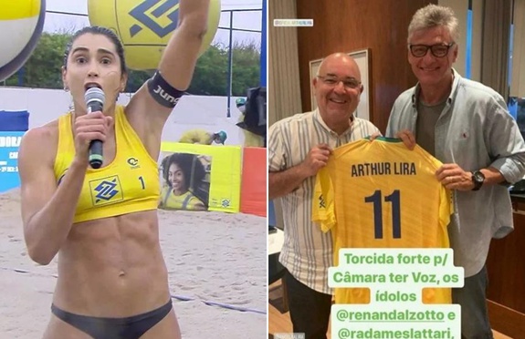 Carol Solberg e amorais da CBV