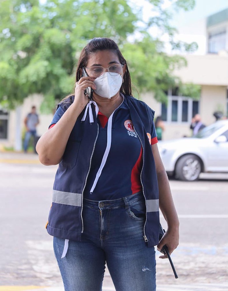 Diretora geral do SAMU, Francina Amorim