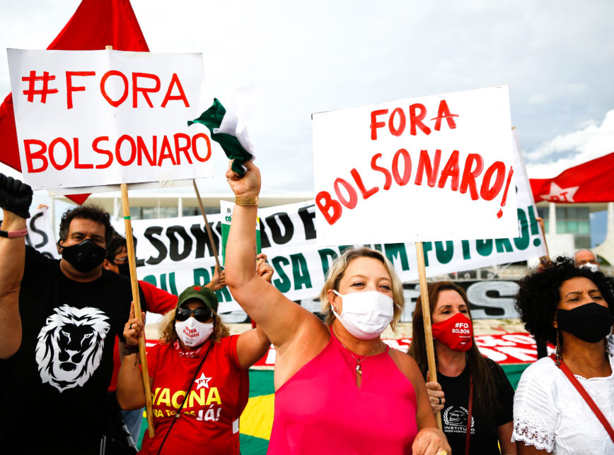 Partidos de oposição e movimentos populares organizam carreata "Fora, Bolsonaro!"