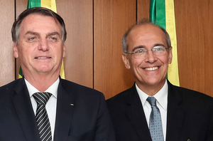 Mauro Luiz de Britto Ribeiro e Jair Bolsonaro(Brasil 247)