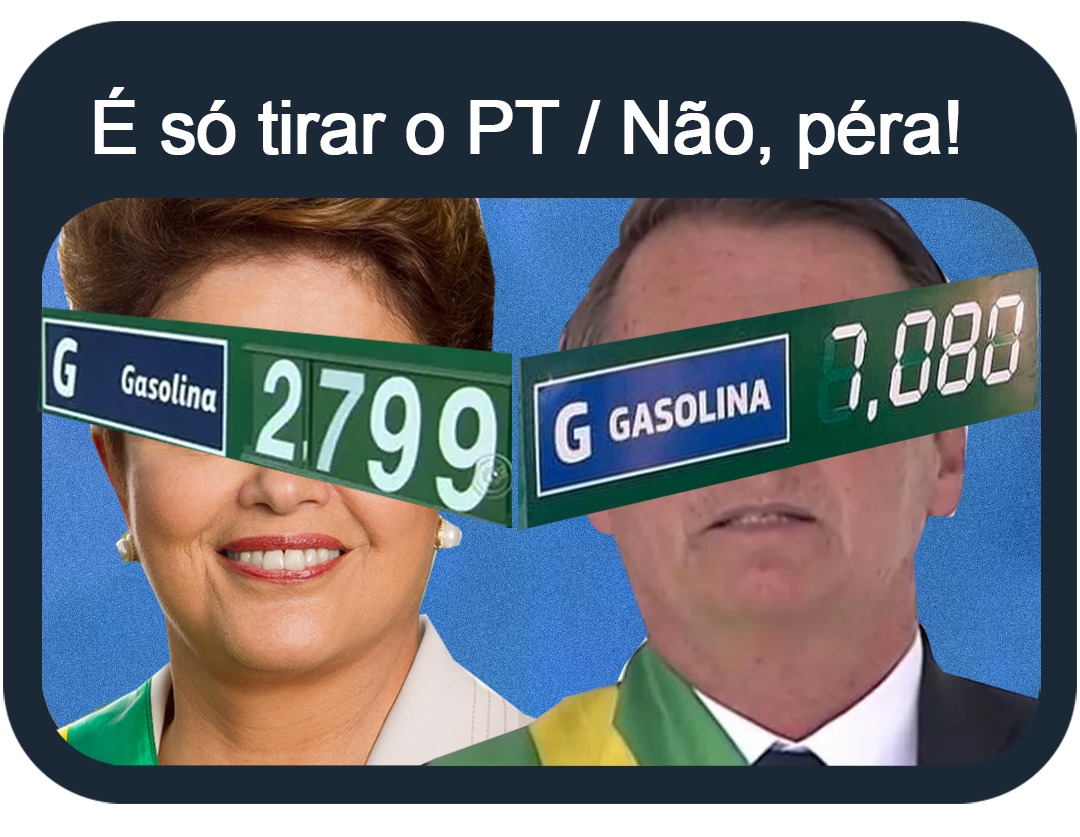 Gasolina a R$ 3,50: bolsonaristas donos de postos pensam que enganam o povo