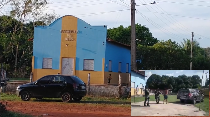 Mulher é morta a facadas e marido se esconde em igreja