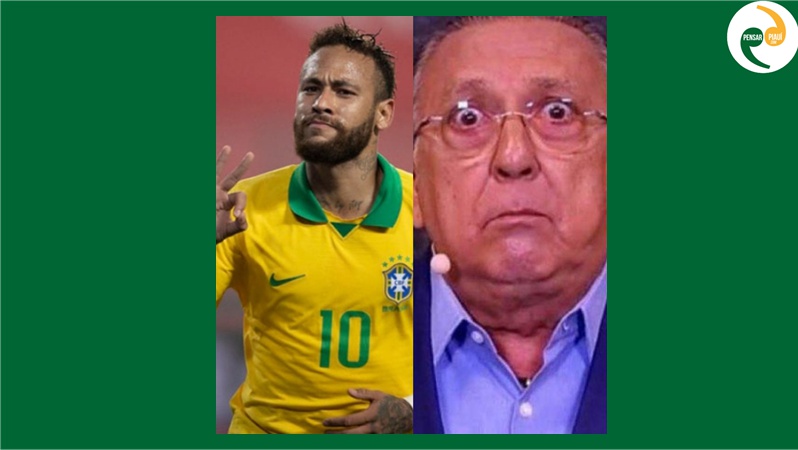 Neymar e Galvão Bueno