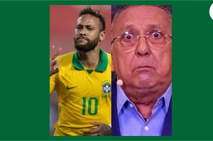 Neymar e Galvão Bueno(Montagem pensarpiauí)