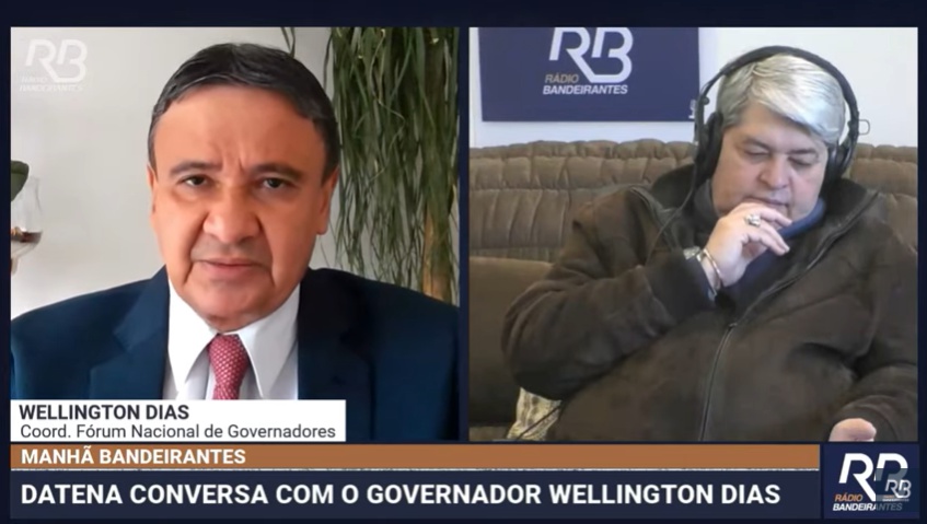 Wellington Dias e Datena