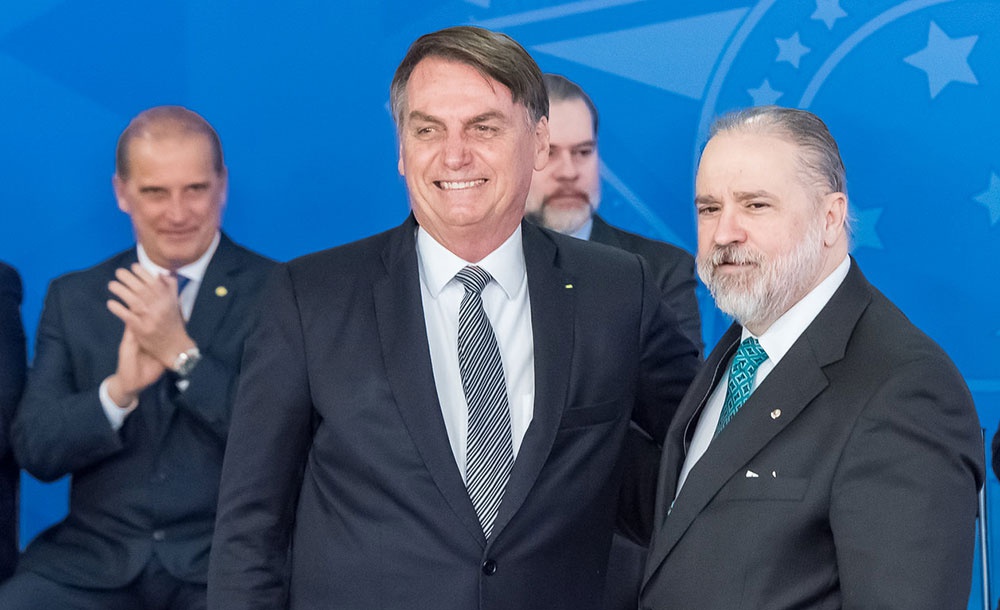 Augusto Aras e Bolsonaro