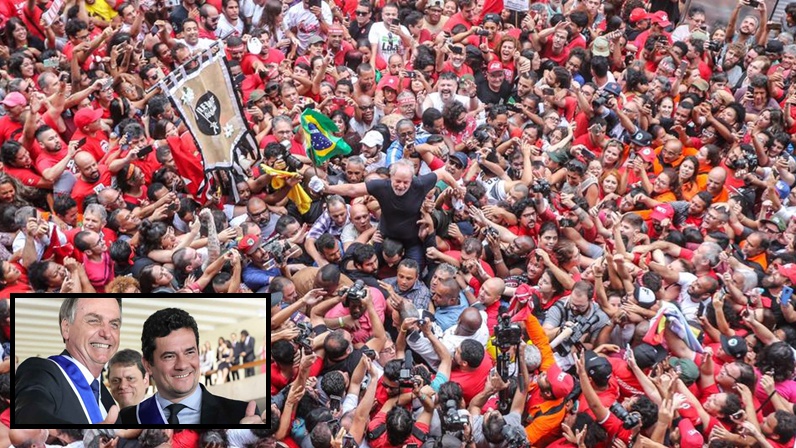 É Lula nos braço da gente brasileira