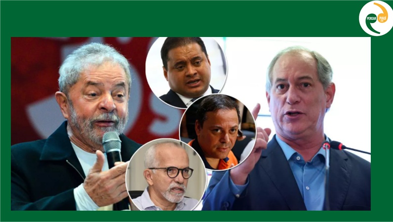 Ex-presidente Luiz Inácio Lula da Silva, ex-prefeito de Niterói Rodrigo Neves, senador Weverton Rocha, prefeito de Aracaju, Edvaldo Nogueira, e o ex-ministro Ciro Gomes