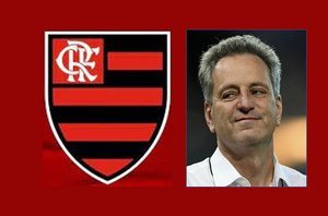 Flamengo e seu presidente(Montagem pensarpiauí)
