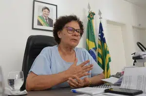 Governadora em exercício, Regina Sousa(O Dia)