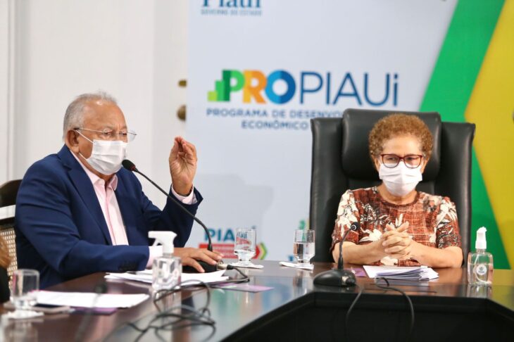 Governadora Regina Sousa e o prefeito Dr. Pessoa