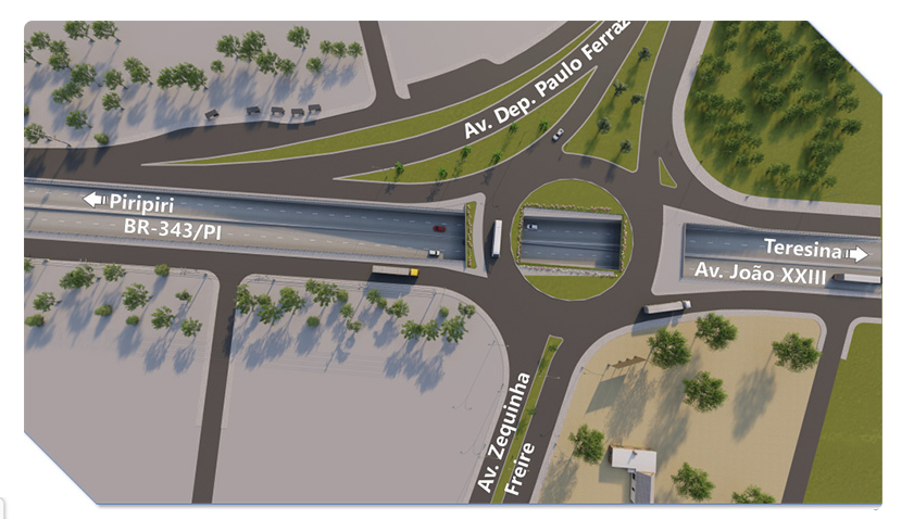 Avenida João XXIII será rebaixada