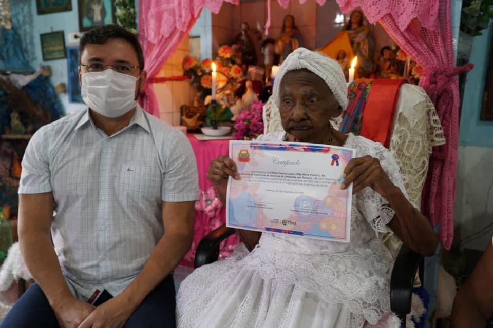 Mãe de Santo mais velha do Piauí é Patrimônio Vivo do Estado