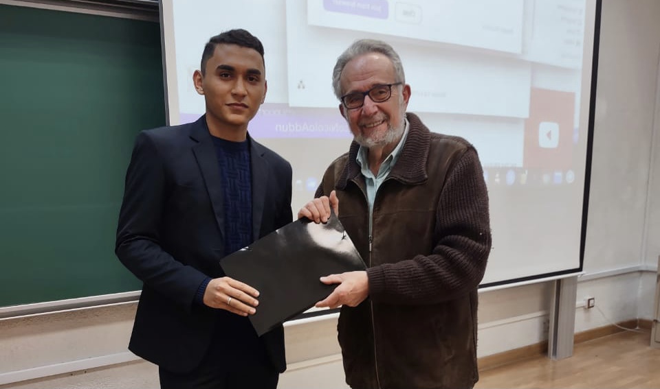 Estudante da Uespi recebe prêmio da ONU na Espanha