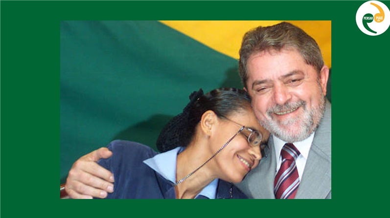 Lula e Marina Silva