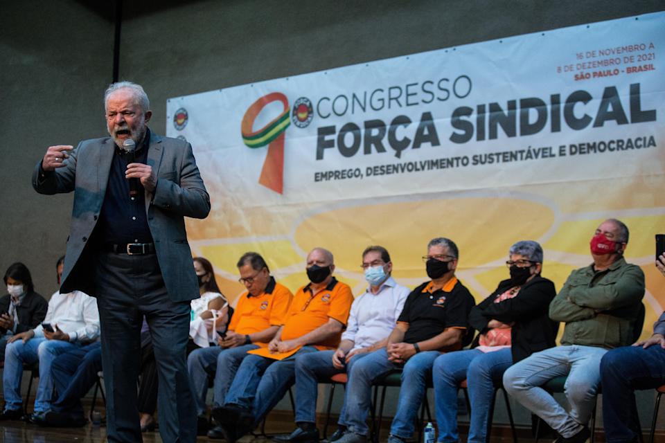 Lula no 9º Congresso da Força Sindical