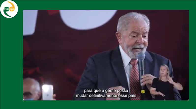 "Não é elegendo apenas um presidente que a gente muda esse país", Lula