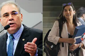 Marcelo Queiroga e Izkia Siches(Divulgação)