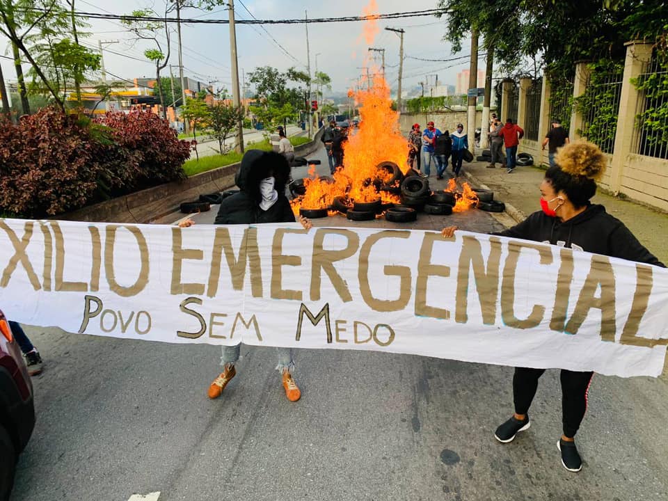 São Paulo amanhece com Jornadas de Luta pelo Auxílio Emergencial