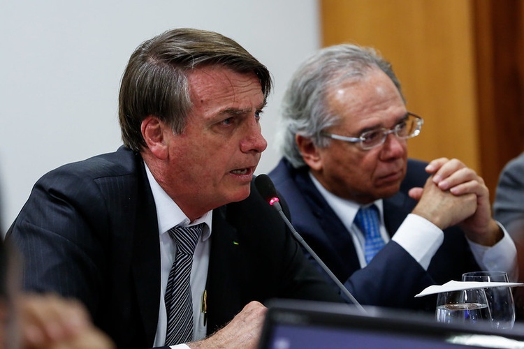 Bolsonaro e Paulo Guedes