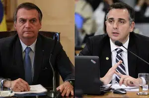 Bolsonaro e Rodrigo Pacheco(Folha PE)