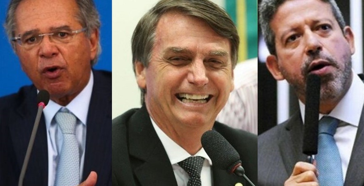 Corte no funcionalismo (Bolsonaro, Lira e Guedes)