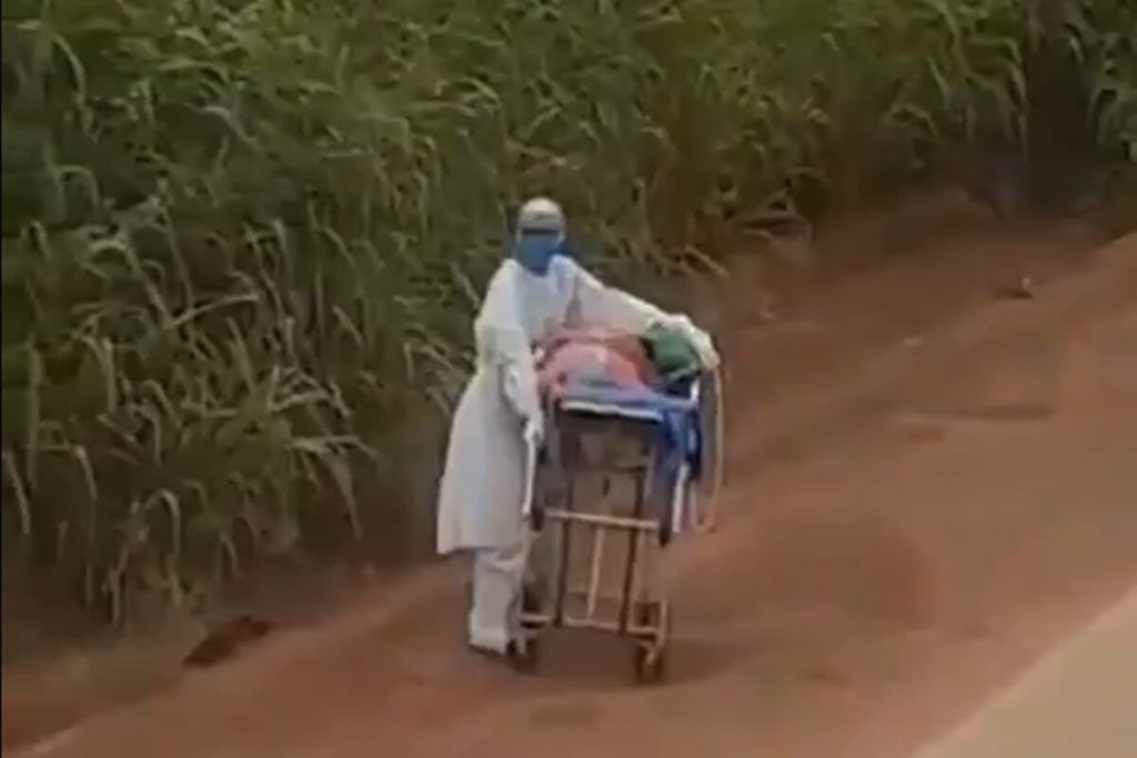 A enfermeira, o doente de covid e a Transamazônica