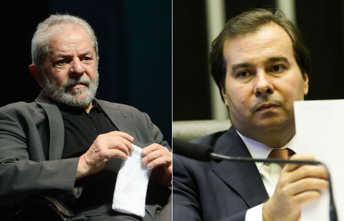 Lula e Rodrigo Maia