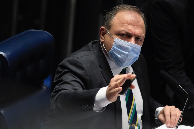 Pazuello esteve no Senado para falar da crise em Manaus e da pandemia