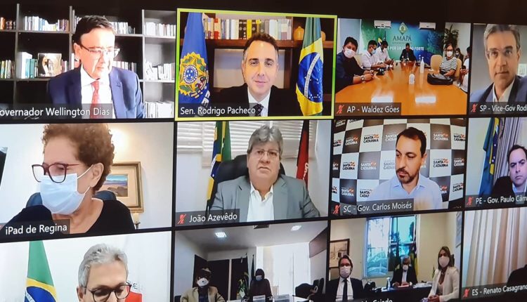 Pacheco se reúne com governadores para discutir agenda de prioridades