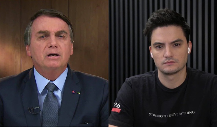 Bolsonaro e Felipe Neto