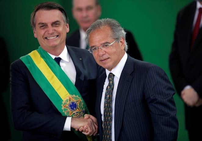 Bolsonaro e Paulo Guedes