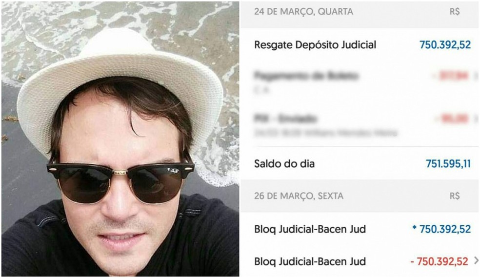 Homem abre aplicativo e vê R$750 mil na conta, dinheiro era de ex-jogador do Santos