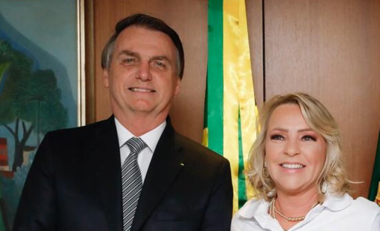 Doris Denise Neumann e Jair Bolsonaro