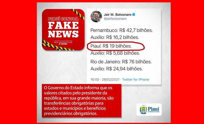 Fake News de Bolsonaro