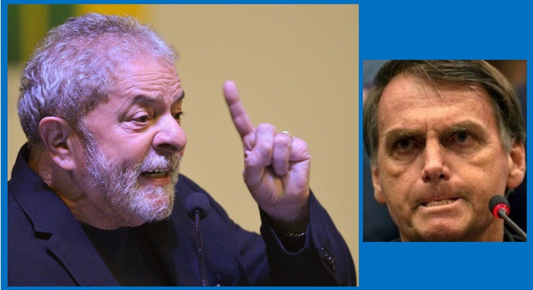 Lula e Bolsonaro