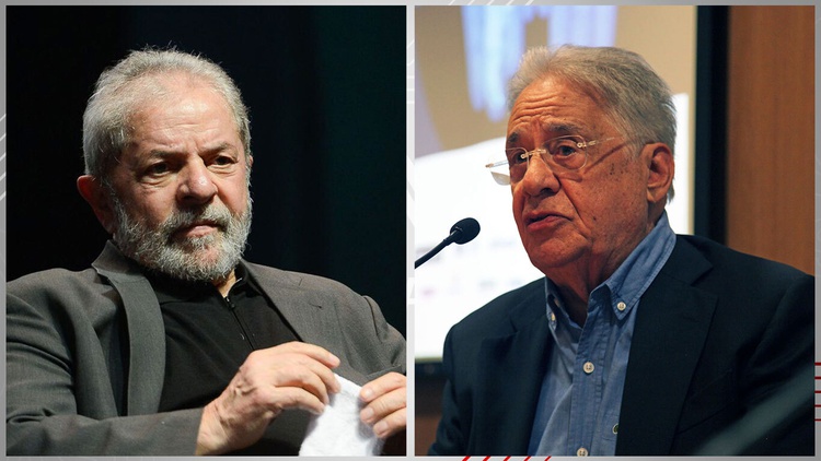 Lula e Fernando Henrique Cardoso