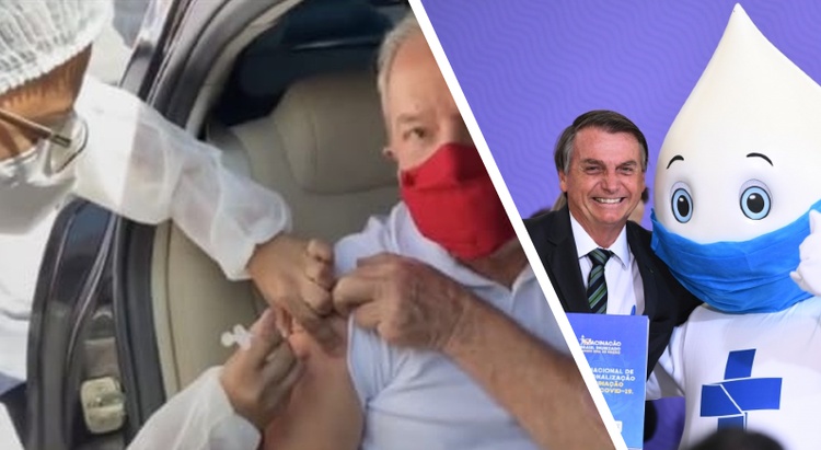 Lula se vacinou, agora, Bolsonaro também vai se vacinar