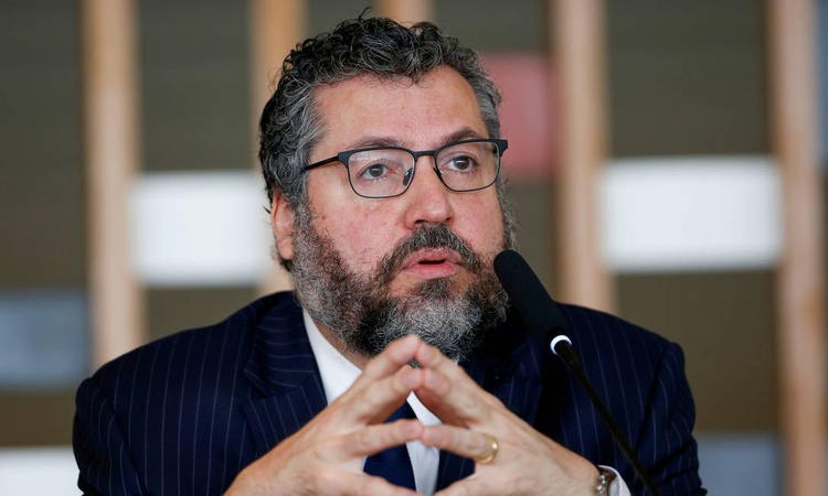 O ministro de Relações Exteriores, Ernesto Araújo