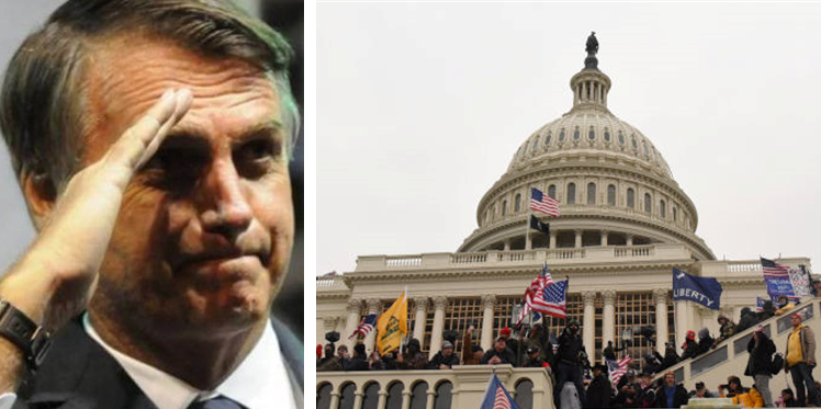Bolsonaro prepara a sua própria invasão do Capitólio