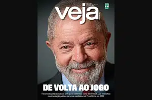 Lula na capa da Veja do dia 18 de abril de 2021(Veja)