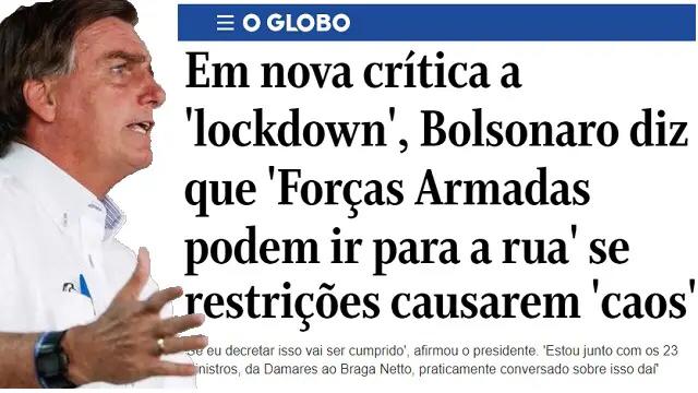 Intervenção militar para abrir boates, shoppings e academias?