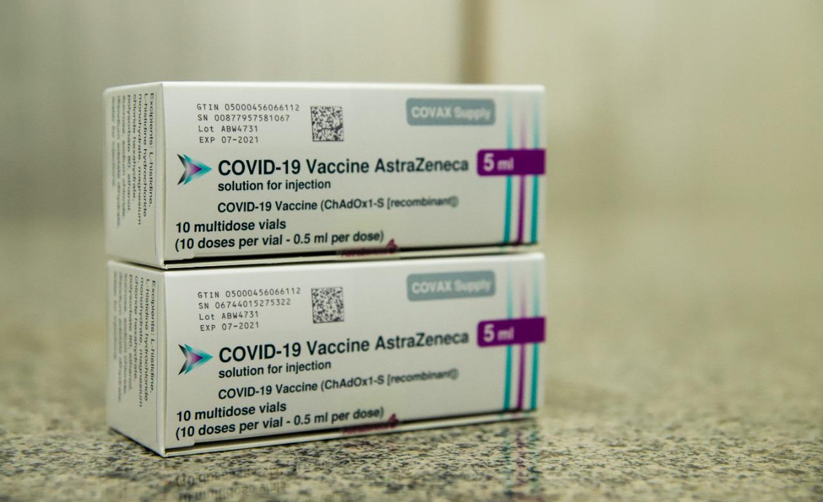 Doses da vacina Covishield, da parceria AstraZeneca/Oxford