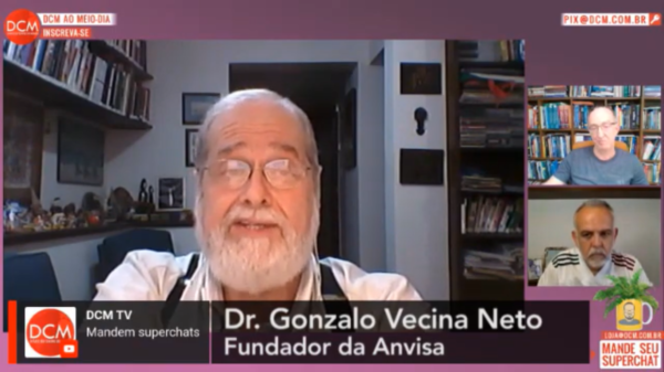 Vídeo: “A partir de maio, 100% das mortes são responsabilidade de Bolsonaro”, diz Gonzalo Vecina