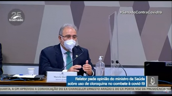 Marcelo Queiroga na CPI da Covid