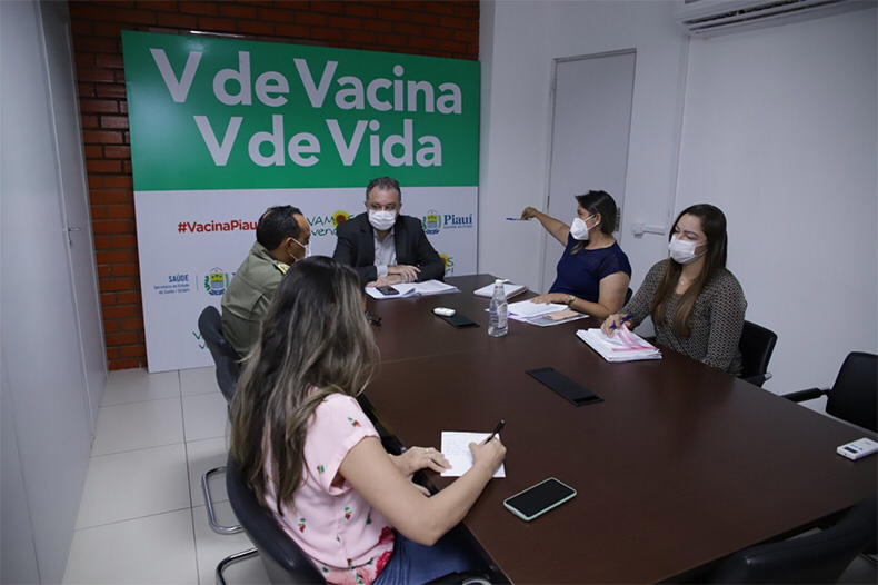 Reunião na Secretaria de Estado da Saúde